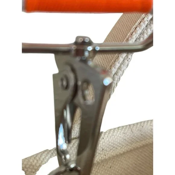 Parajumpers Beach Tote Bag Cream Orange Adjustable Strap Crossbody Logo $185 - Picture 7 of 14